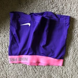 Purple and pink spandex!